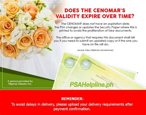 cenomar expiration|PSAHelpline.ph .